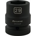 Dynamic Tools 29MM X 1" Drive, 6 Point Standard Length, Impact Socket D025029